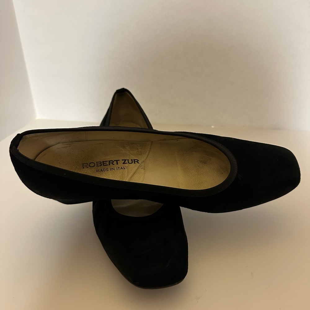 Robert Zur Black Suede Shoes